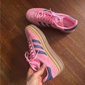 Adidas Gazelle Bold Sneakers in Pink